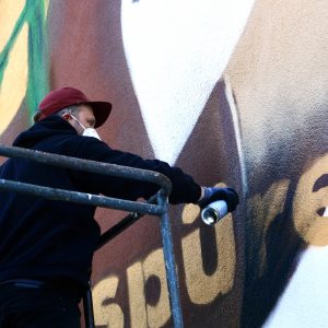 Graffiti-Künstler Daniel Rappitsch (Canlab Art Projects)