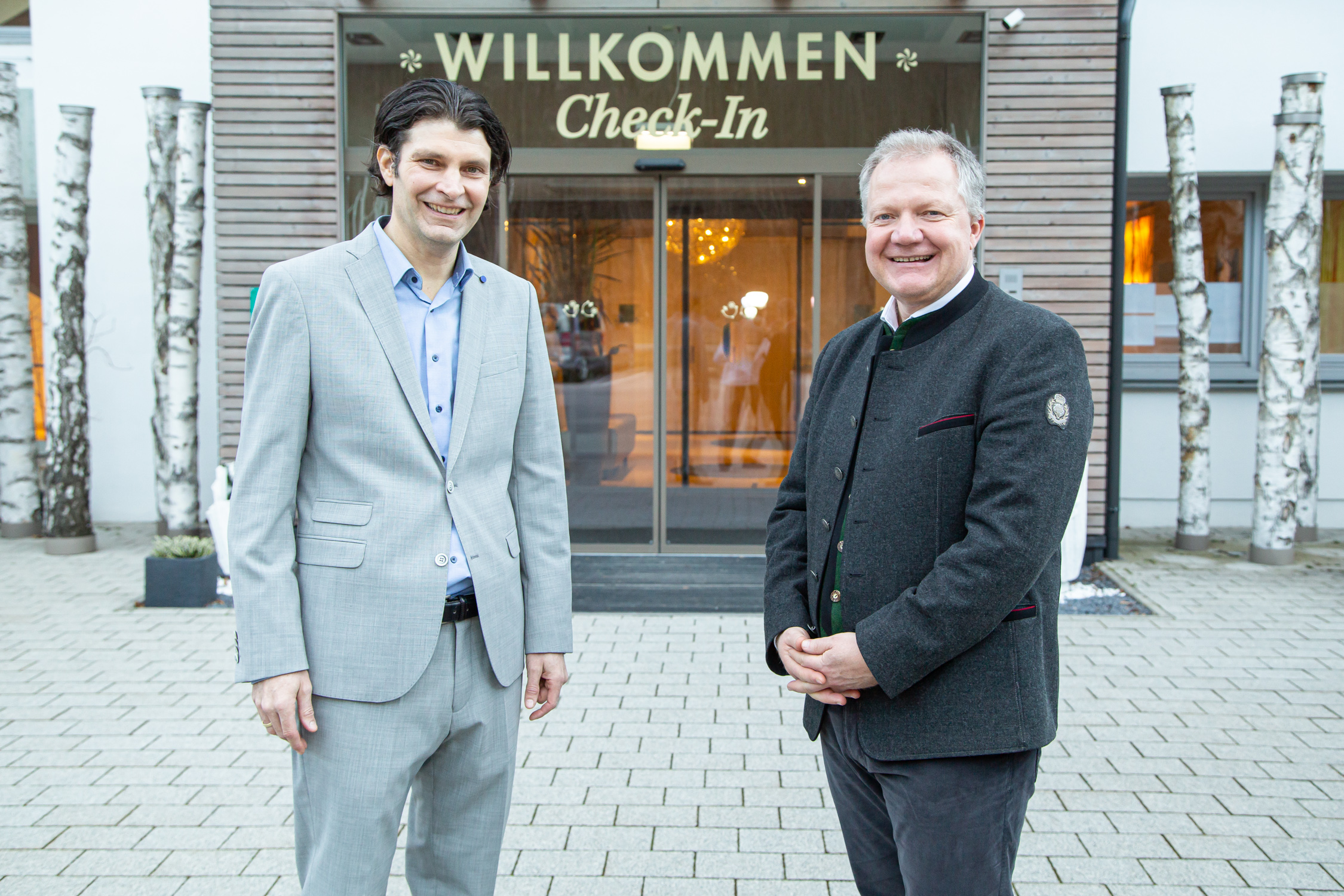 Krainerhütte Geschäftsführer: li. Josef Dietmann (Eigentümer) und Roland Hirtenfelder