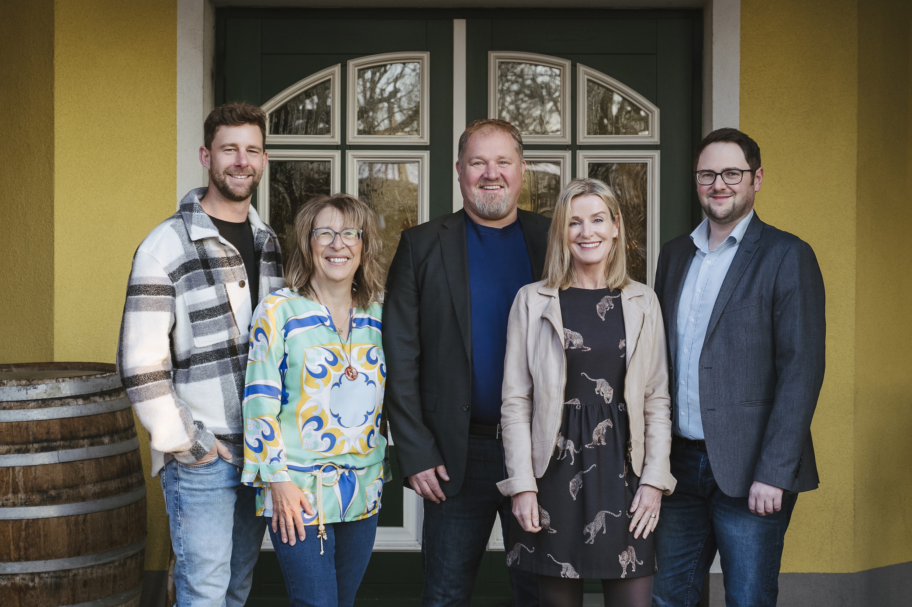Das neue Führungsteam von BNI Enns: v.l.n.r. Markus Stöger, Petra Schober, Kurt Kurzbauer, Astrid Öllinger und Stefan Brunbauer (©Sabine Kneidinger, Abdruck honorarfrei)